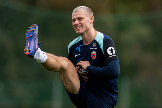 Julian Ryerson of the Norwegian national football team