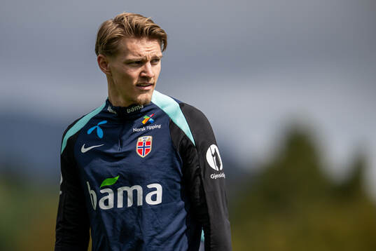 Martin Ødegaard of the Norwegian national football team