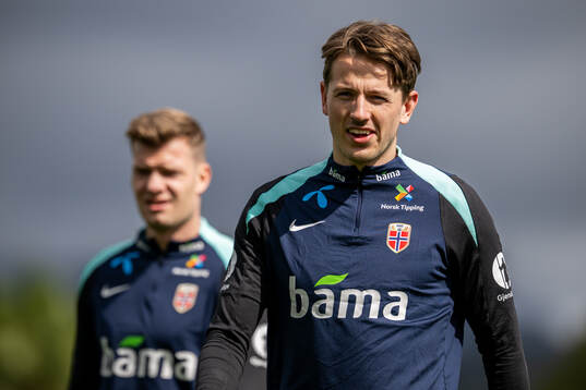 Sander Berge of the Norwegian national football team