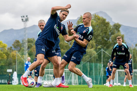 Erik Botheim and Leo Østigård of the Norwegian national