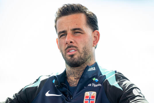 Aron Dønnum of the Norwegian national football team