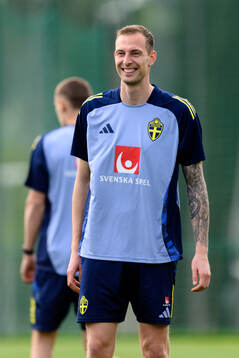 Gustaf Nilsson of the Swedish men's national football team