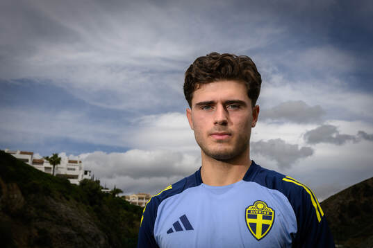 Besfort Zeneli of the Swedish men's national football team