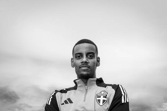 Alexander Isak of the Swedish men's national football team