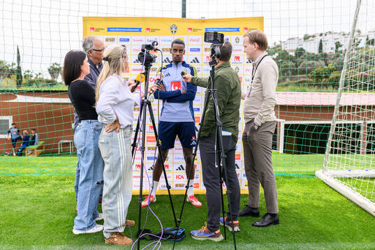 Alexander Isak of the Swedish men's national football team