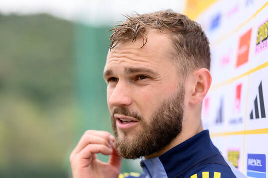 Jesper Karlström of the Swedish men's national football