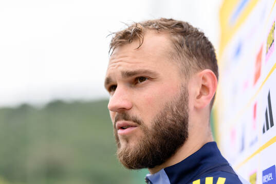 Jesper Karlström of the Swedish men's national football