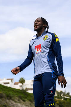 Anthony Elanga of the Swedish men's national football team