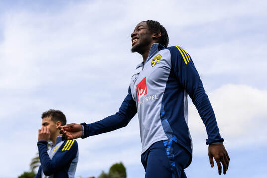 Anthony Elanga of the Swedish men's national football team