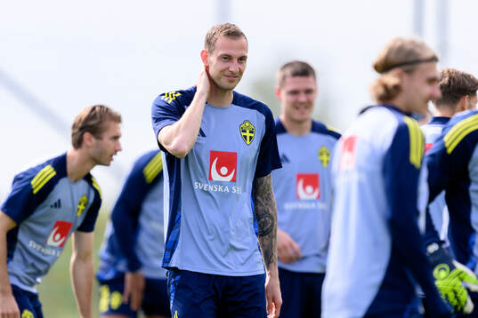 Gustaf Nilsson of the Swedish men's national football team