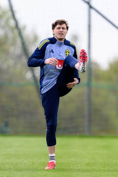 Victor Nilsson Lindelöf of the Swedish men's national