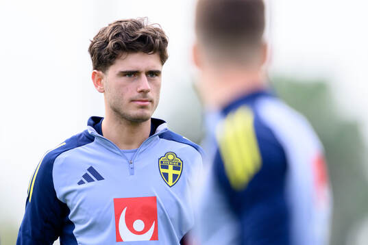 Besfort Zeneli of the Swedish men's national football team