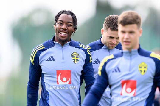 Anthony Elanga of the Swedish men's national football team