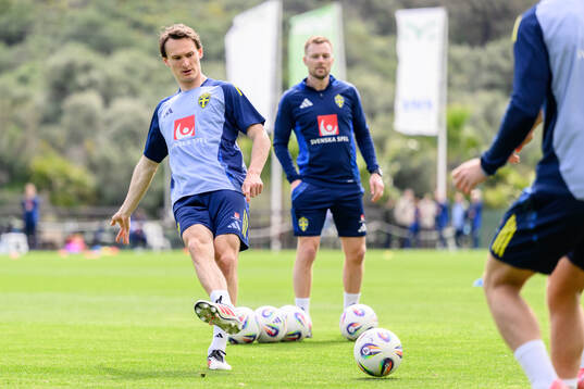 Hjalmar Ekdal of the Swedish men's national football team