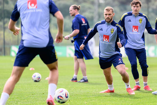 Jesper Karlström of the Swedish men's national football