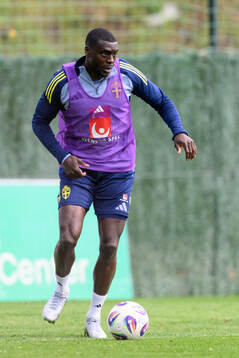 Ken Sema of the Swedish men's national football team