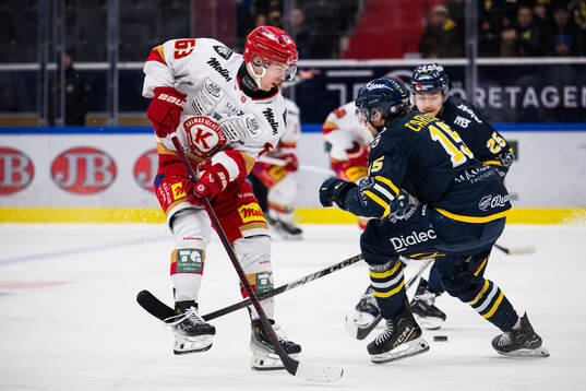 Kalmars Matt Fonteyne och Södertäljes Albin Carlson