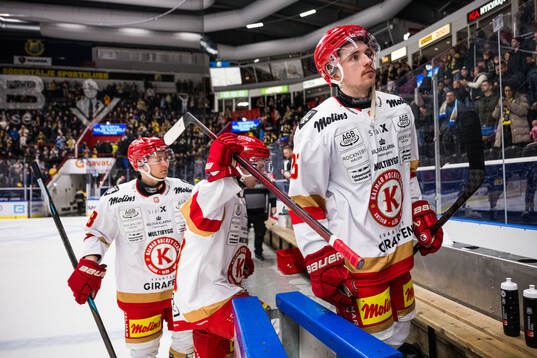 Kalmars Martin Schreiber, Matt Fonteyne och Joel Svensson