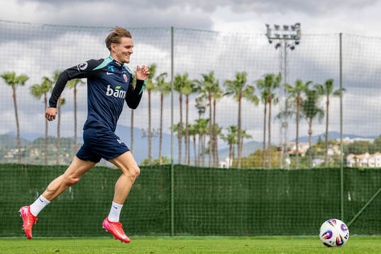 Martin Ødegaard of the Norwegian national football team