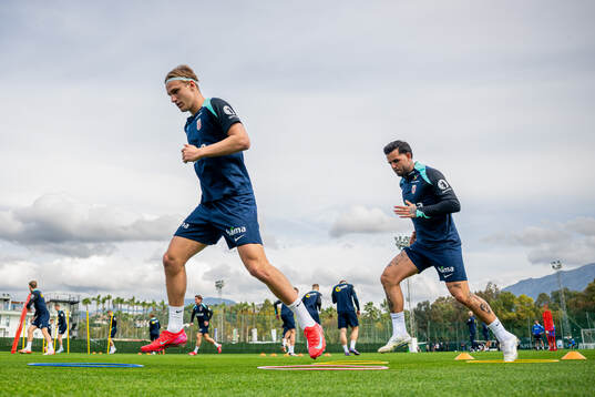 Erik Botheim and Aron Dønnum of the Norwegian national