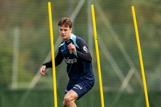 Felix Horn Myhre of the Norwegian national football team
