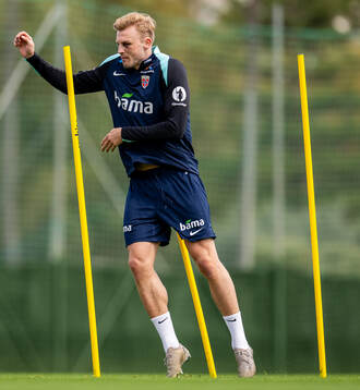 Sondre Langås of the Norwegian national football team