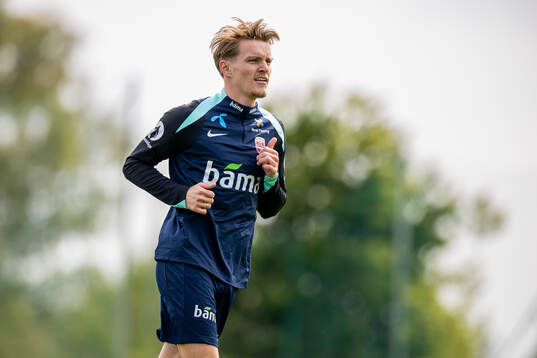 Martin Ødegaard of the Norwegian national football team