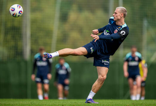 Julian Ryerson of the Norwegian national football team