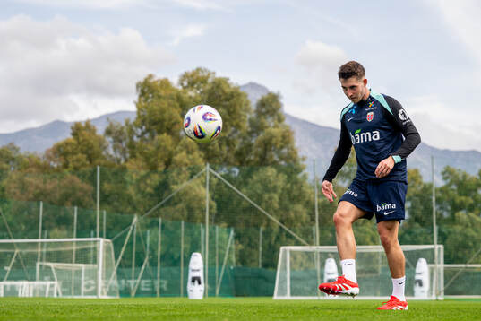 Lasse Berg Johnsen of the Norwegian national football team