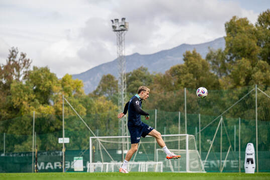 Marcus Holmgren Pedersen of the Norwegian national football