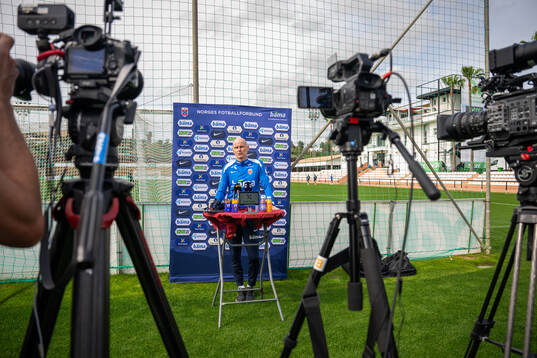 Ståle Solbakken, head coach of the Norwegian national
