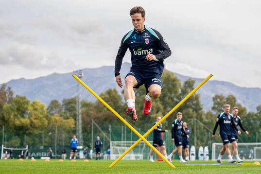 Felix Horn Myhre of the Norwegian national football team