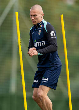 Leo Østigård of the Norwegian national football team
