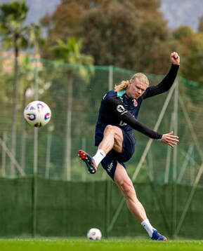 Erling Braut Haaland of the Norwegian national football team