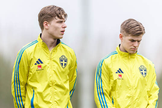 Momo Sonko and Gottfrid Rapp of Sweden