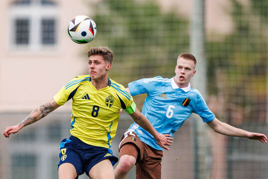 Lukas Björklund of Sweden and Arthur Vermeeren of Belgium