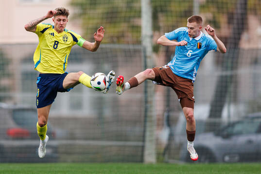Lukas Björklund of Sweden and Arthur Vermeeren of Belgium