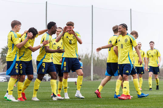 Richie Omorowa of Sweden celebrates