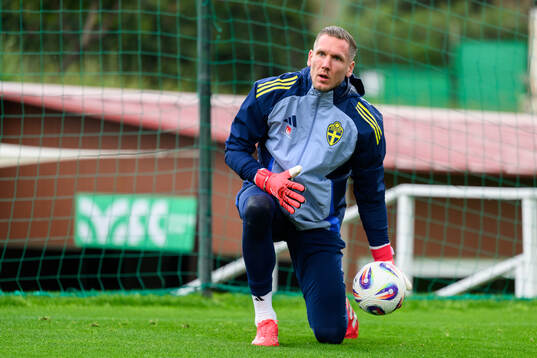Goalkeeper Robin Olsen of the Swedish men's national