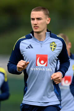 Gustaf Lagerbielke of the Swedish men's national football