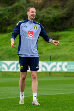 Gustaf Nilsson of the Swedish men's national football team