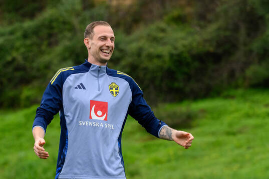 Gustaf Nilsson of the Swedish men's national football team