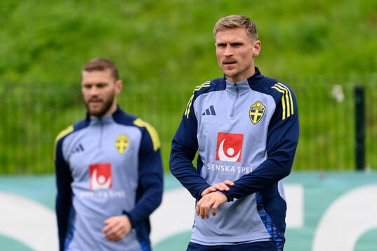 Carl Starfelt of the Swedish men's national football team