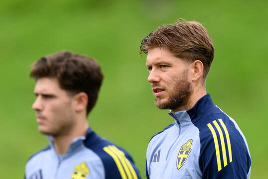 Anton Saletros of the Swedish men's national football team