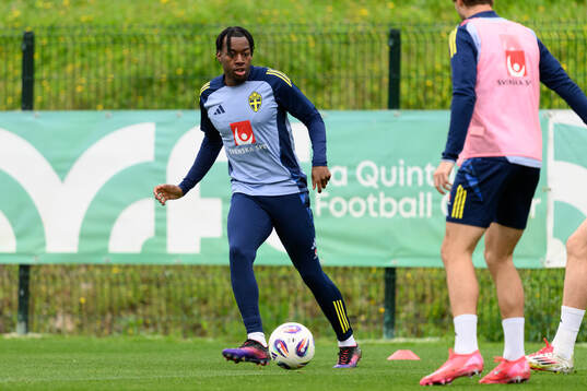 Anthony Elanga of the Swedish men's national football team