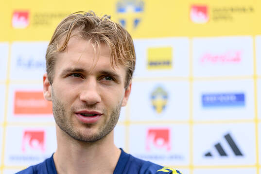 Benjamin Nygren of the Swedish men's national football team