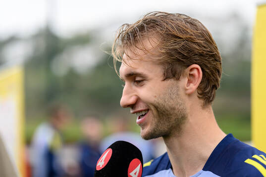 Benjamin Nygren of the Swedish men's national football team