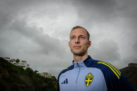 Gustaf Nilsson of the Swedish men's national football team