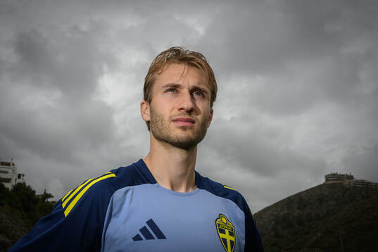 Benjamin Nygren of the Swedish men's national football team