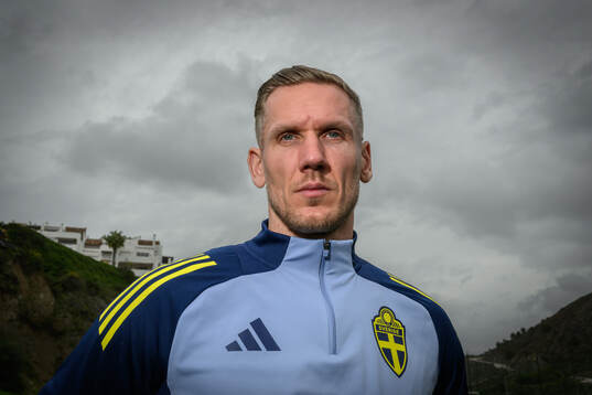 Goalkeeper Robin Olsen of the Swedish men's national
